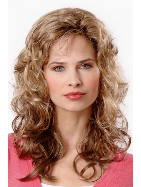 Classic Blonde Long Curly Hair Wig