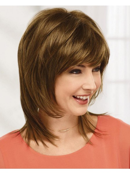 Sexy Shoulder-Length Shag Wigs With Flicked Ends And A Bi-Level Silhouette