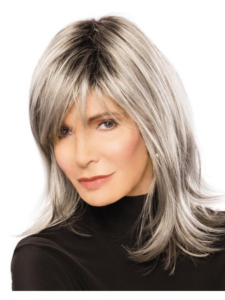 Sleek Wig With Long Strands For An On-Trend Look