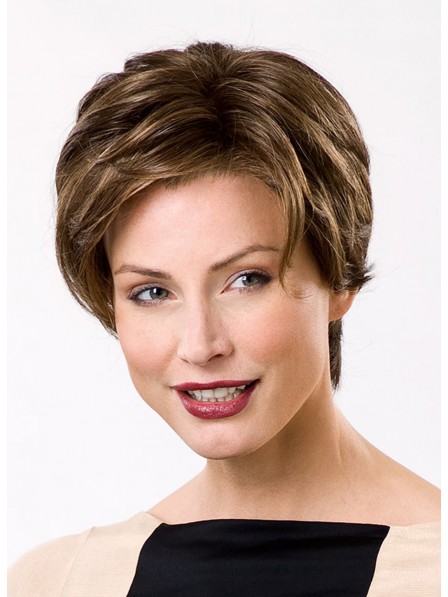 Lace Front Light Brown Women Short Wig