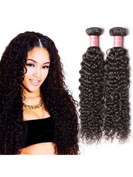 Affordable Virgin Brazilian Curly Hair Human Curly Weave 4 Bundles Deals