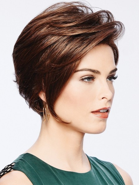 Chin-length Bob Wig with Front Layers
