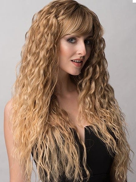 Long Curly Lace Front Synthetic Wigs
