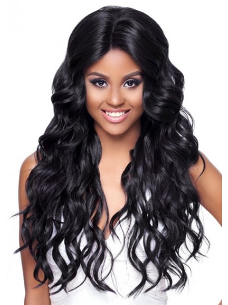 Long Body Wavy Full Lace Wig With Silk Base