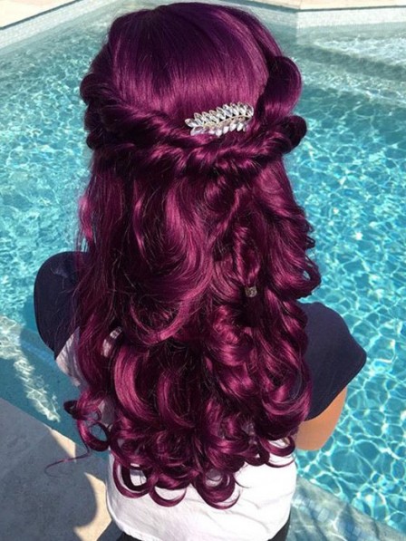Mystique Purple Body Wave Wig