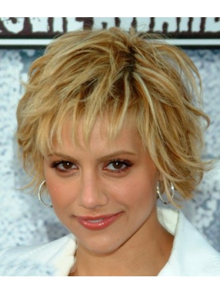 Layered Short Wavy Synthetic Wig