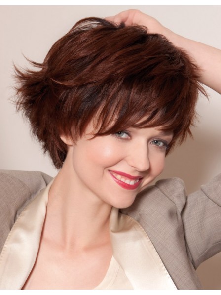 Short Synthetic Hair Capless Curly Wig