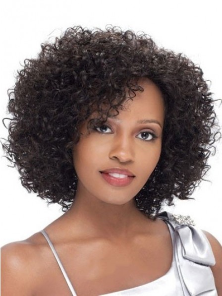 Lace Front Short Curly Synthetic Hair Wig For Women