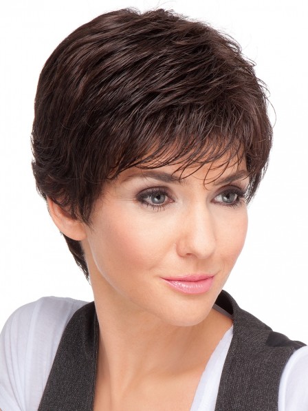 Cropped Straight Cut Synthetic Hair Wig