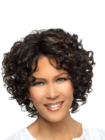 Deep Wavy Short Lace Front Synthetic Wig 
