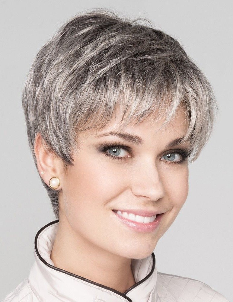 Fashion Lace Front Synthetic Ladies Grey Hair Wig - Rewigs.co.uk