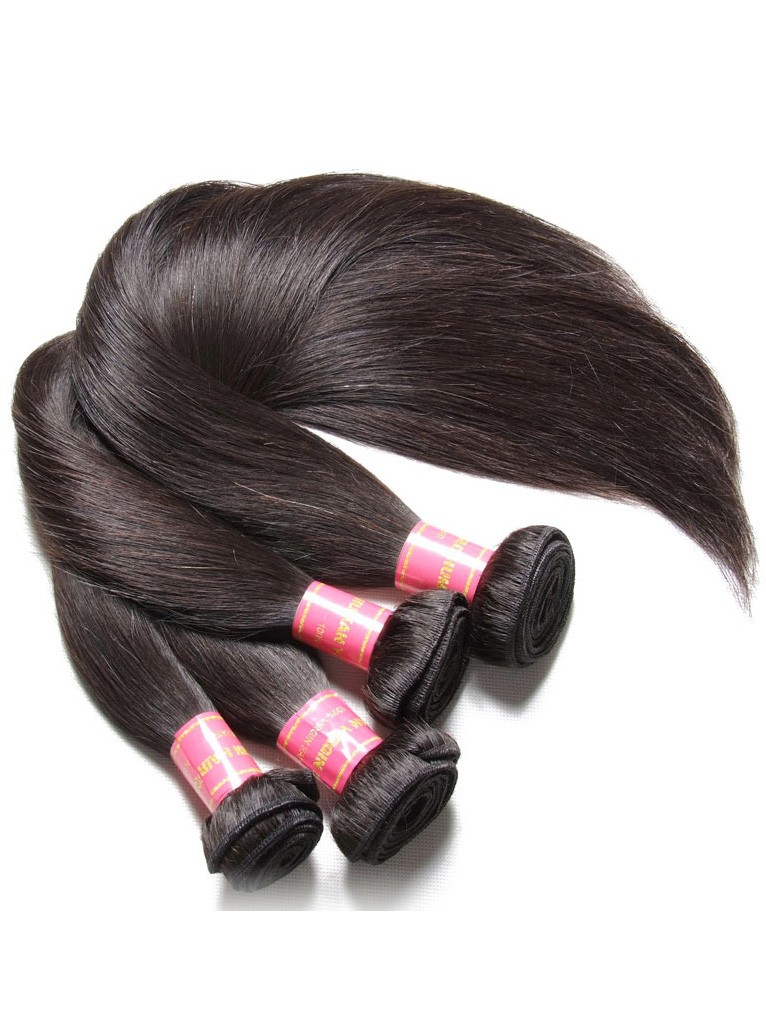 3 Bundles Of Quality Virgin Straight Hair Weave 100% Real Human Hair