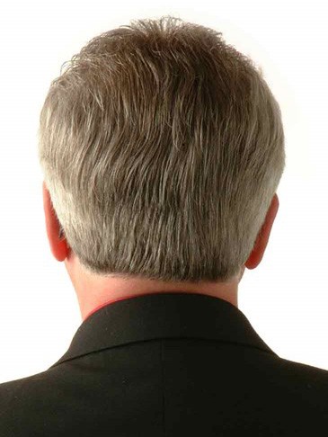 White Grey Top Hair Piece For Old Men - Rewigs.co.uk