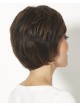 100% Human Hair Wig With Short Wavy Layers And A Rounded Silhouette