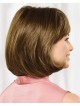 Beautiful Long Bob Wig With Softly Swept Bangs And Rounded Layers