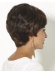 Human Hair Pixie Wig With Short Wavy Layers And A Tapered Back