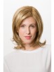 Short Blonde Layered Lace Front Hair Straight Wig