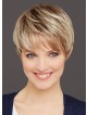 Chic Short Cut Blonde Synthetic Hair Ladies Wig