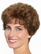 Classic Brown Short Women Wig with Curls