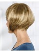 Short Angled Bob Wig With Feathery Layers