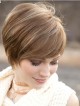 Lace Front Short Human Hair Wig 