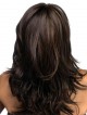 African American Long Layered Cut Brown Wig