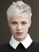 Awesome White Pixie Cut Ladies Wig