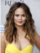 Chrissy Teigen Messy Lace Front Human Hair Wig