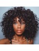 Curly Hair Synthetic Capless Wig For Blakc Women