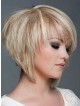 Fashion 2021 Full Lace Layered Short Straight 100% Human Hair Wigs