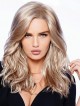 Fashion Long Look Wavy Lace Front Blonde Wig
