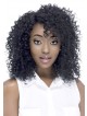 Full Lace Black Curly High Heat Resistant Fiber Wig