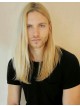 Graceful Blonde Stright Lace Front Mono Top Hair Wigs For Men