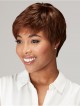 Hottest short red pixie women's human hair wigs