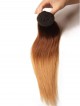 7A Virgin Hair Ombre Hair Extensions 1B/4/27 Straight Human Hair Weave