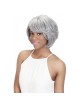 Layered Fringed End Bob Wig With Feathered Side Bang