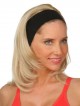 Layered Synthetic Head Band 3/4 Topper Wig