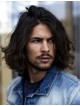 Long Haired Male Wig Model Sexy Hairstyle Cool Guys