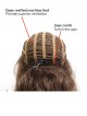 Long Synthetic Hair 3/4 Cap Fall Wigs