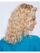 Luxury Loose waves shoulder length blonde wig