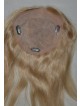 16" Straight Red 100% Human Hair Mono Hair Pieces