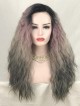 Moon Nymph Curls Version Peach Silver Wig