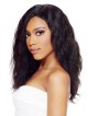 Natural 100% Brazilian Remy Hair Lace Front Long Wig