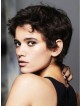 Natural Look Lace Front Pixie Cut Curly 100% Human Hair Wigs