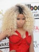 Nicki Minaj Long Blonde Afro Style Synthetic Hair Wig