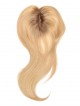 16" Wavy Auburn 100% Human Hair Mono Hair Pieces