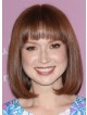 Shoulder Length Bob Synthetic Wig With Bangs