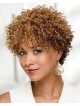 On-Trend Short Wig With Rich Bouncy Layers Of Tight Corkscrew Curls