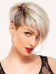 Popular Straight Full Lace Synthetic Celebrity Short Wigs