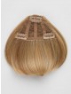 6" Straight Blonde Heat Friendly Synthetic Hair Capless Bangs